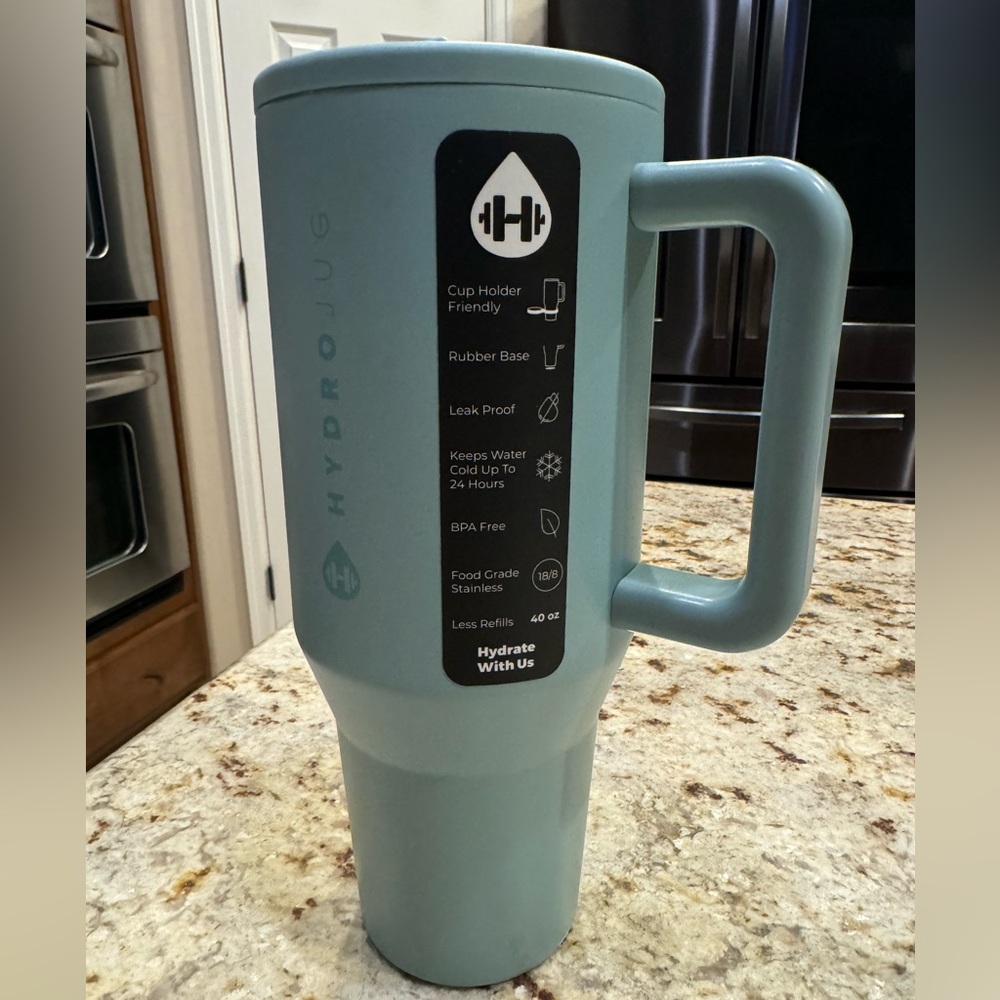 Hydro jug 40oz. teal.